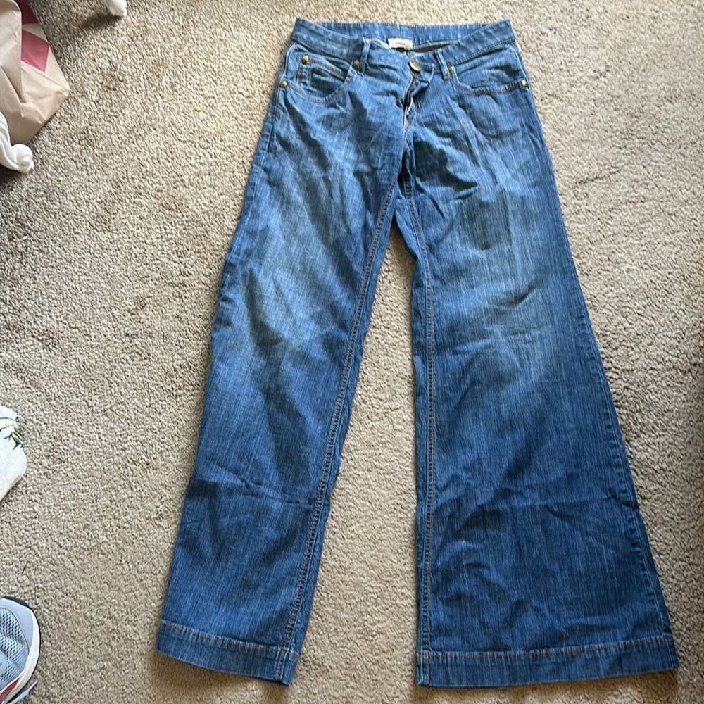 Free people flare jeans.